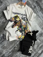 1287 TREX BASKI 2li ŞORT TAKIM
