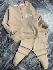 3334 DÜĞMELİ CEPLİ BEBE TAKIM
