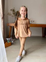 7119 WANTER KADİFE KIZ 2Lİ TAKIM