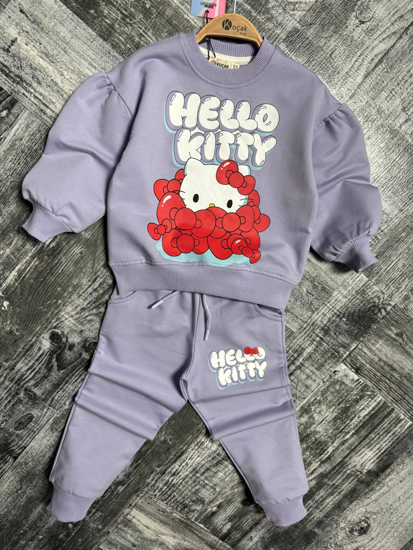 3345 HELLO KİTTY BASKI BALON KOL KIZ 2Lİ TAKIM