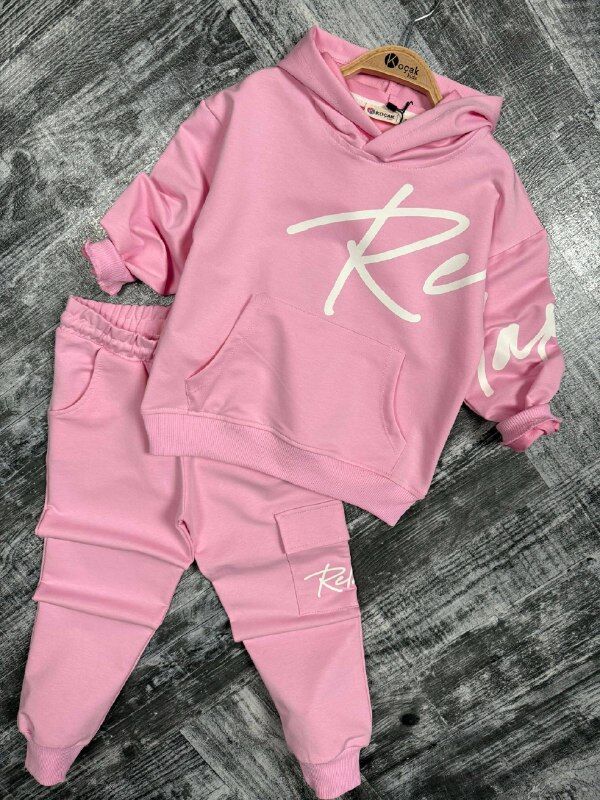 3343 RELAX KOMANDO CEP KAPÜŞONLU GARSON 2Lİ KIZ TAKIM