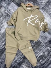 3343 RELAX KOMANDO CEP KAPÜŞONLU GARSON 2Lİ KIZ TAKIM