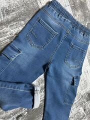 202538 ÖRME KOT KARGO CEP JOGGER PANTOLON