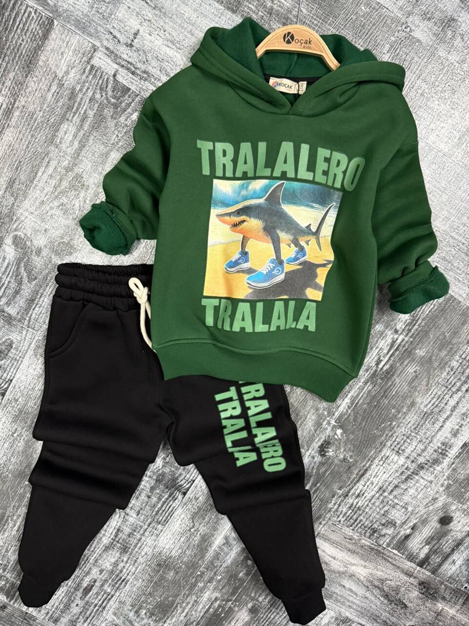 1360 TRALALERO KAPÜŞONLU 2 Lİ ERKEK TAKIM