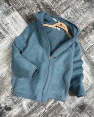 PELUŞ  FERMUARLI  KAPÜŞONLU SWEATSHİRT