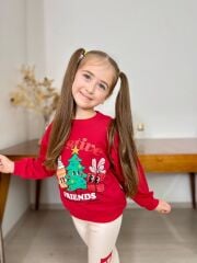 5011 FESTİVE CHRİSTİMAS 2Lİ KIZ TAKIM