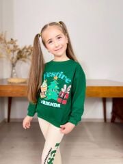 5011 FESTİVE CHRİSTİMAS 2Lİ KIZ TAKIM