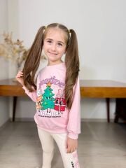 5011 FESTİVE CHRİSTİMAS 2Lİ KIZ TAKIM