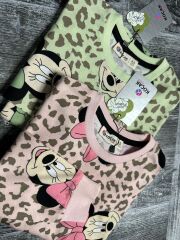 LEOPAR MİNNİE BASKI KIZ PİJAMA TAKIMI