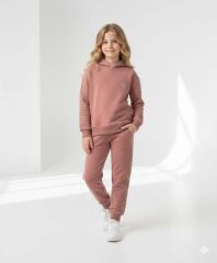 1341 KAPİTPNELİ KAPÜŞONU GARSON KIZ 2 Lİ TAKIM