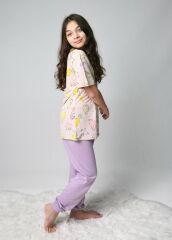 MEYVE DESENLİ  GARSON KIZ PİJAMA TAKIMI  8-14 yaş  6lı seri