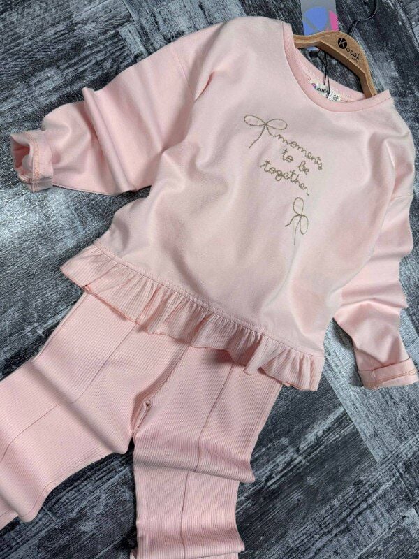 P 26-110 ALT FİTİLLİ NAKIŞLI FIRFIRLI KIZ TAKIM