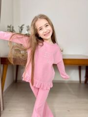 P 26-110 ALT FİTİLLİ NAKIŞLI FIRFIRLI KIZ TAKIM