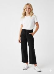 202602 TENCEL KUMAŞ GARSON KIZ PANTOLON