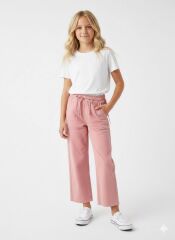 202602 TENCEL KUMAŞ GARSON KIZ PANTOLON