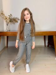 7134 PİTİKARE DOKUMA PANTOLONLU TAKIM