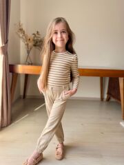 7134 PİTİKARE DOKUMA PANTOLONLU TAKIM