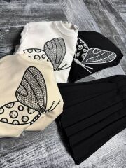 TAŞLI KELEBEK 2 Lİ KIZ TAKIM