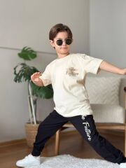 1400 THE FULTURE ARKA BASKI CEPLİ GARSON ERKEK 2 LI TAKIM