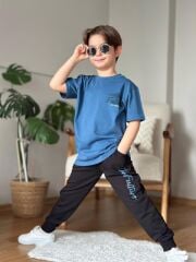 1400 THE FULTURE ARKA BASKI CEPLİ GARSON ERKEK 2 LI TAKIM