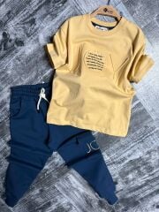 1406 JOY GOFRE BASKI ERKEK 2 Lİ TAKIM