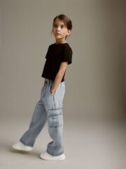 ÇİFT KARGO CEP  KIZ KOT PANTOLON