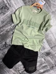 1452 DESİGN GOFRE  BASKI GARSON ERKEK 2 Lİ TAKIM