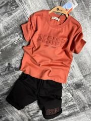 1452 DESİGN GOFRE  BASKI GARSON ERKEK 2 Lİ TAKIM