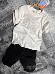 1452 DESİGN GOFRE  BASKI GARSON ERKEK 2 Lİ TAKIM