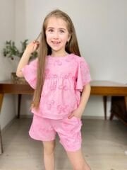 26-150 FİSTO BRODELİ ŞORTLU KIZ TAKIM