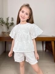 26-150 FİSTO BRODELİ ŞORTLU KIZ TAKIM