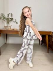 P 26-212 BASKILI KETEN GARSON BOY 2 LI KIZ TAKIM