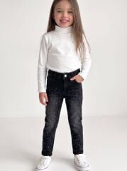 202627  TAŞ İŞLEMELİ BEBE KIZ PANTOLON