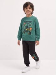 1536 TRANNOSAURUS BASKI 2Lİ ERKEK TAKIM