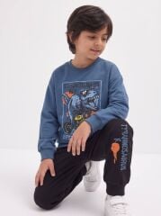 1536 TRANNOSAURUS BASKI 2Lİ ERKEK TAKIM