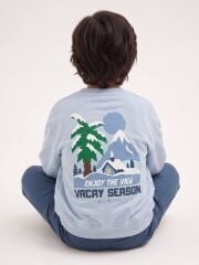 1540 VACAY SEASON ARKA BASKI 2Lİ ERKEK TAKIM
