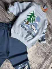 1540 VACAY SEASON ARKA BASKI 2Lİ ERKEK TAKIM