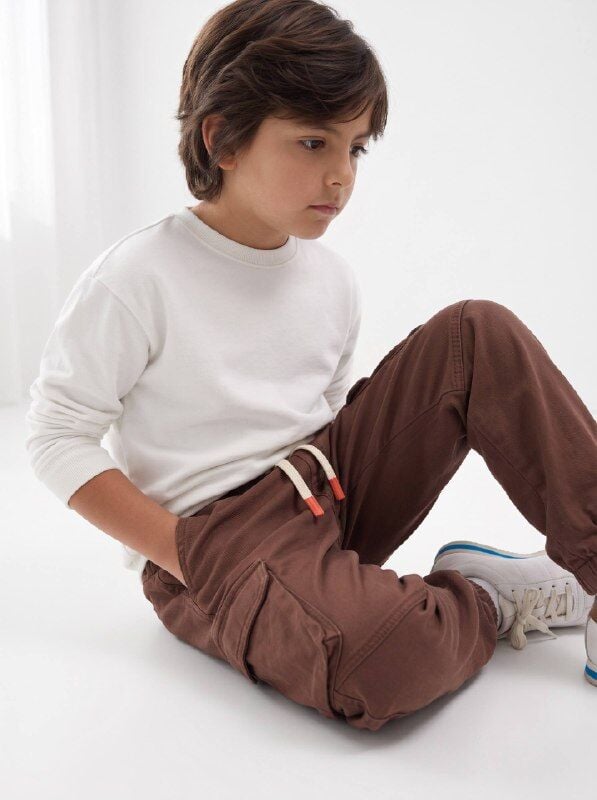 202622 PAÇA LASTİKLİ KARGO CEP GABARDİN JOGGER PANTOLON