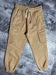 202622 PAÇA LASTİKLİ KARGO CEP GABARDİN JOGGER PANTOLON