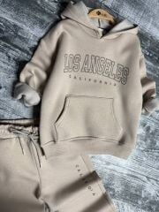 1563 LOS ANGELES BASKI KANGRU CEP GARSON 2 Lİ ERKEK TAKIM