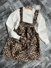 7089 LEOPAR DESEN 2Li KIZ SLOPET
