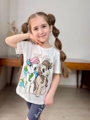 32111 UNİCORN BASKI SLİM ŞORT TAKIM